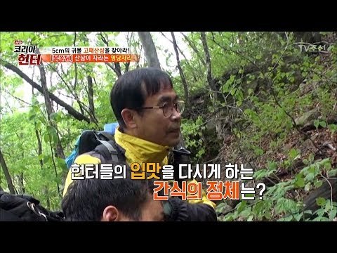 산에 입맛을 다시게 하는 ‘간식’이 있다?! [뉴 코리아 헌터] 102회 20180514