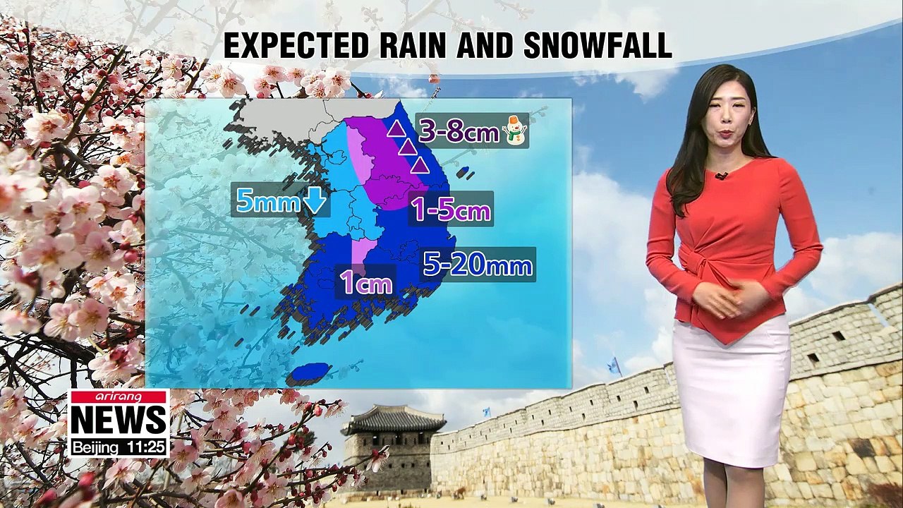 Spring cold snap to ease this afternoon, wintry precipitation for many areas _ 031419