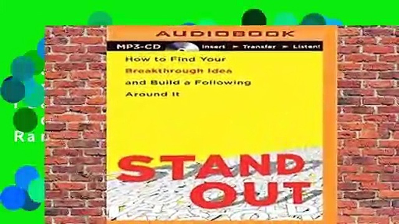 Stand Out: How to Find Your Breakthrough Idea and Build a Following Around It  Best Sellers Rank