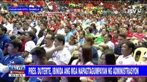 Pangulong Duterte, ibinida ang mga napagtagumpayan ng administrasyon