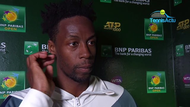 ATP - Indian Wells 2019 - Gaël Monfils se régale mais J'ai toujours eu des problèmes à jouer Dominic Thiem