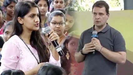 जब लड़की ने Rahul Gandhi से पूछा जीजा Robert Vadra के करप्शन पर सवाल | वनइंडिया हिंदी