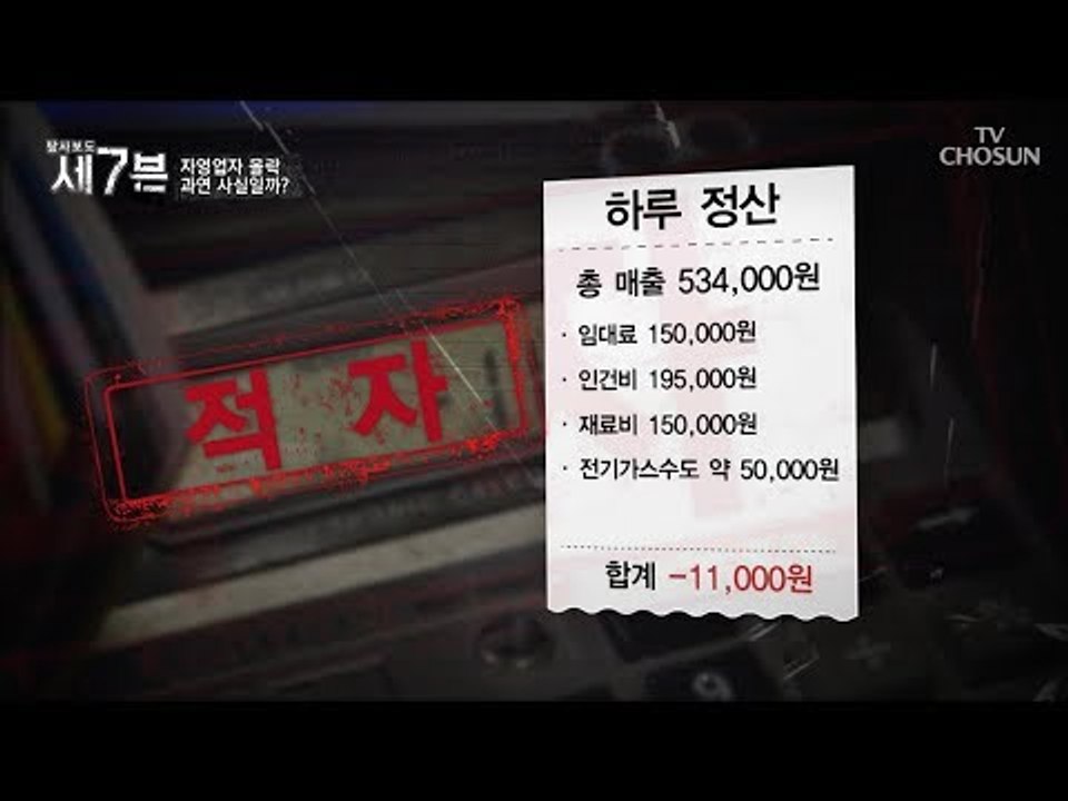 이웃집 사정까지 염탐해야 되는 현실! 53만원 팔아도 적자? [탐사보도 세븐 52회]...