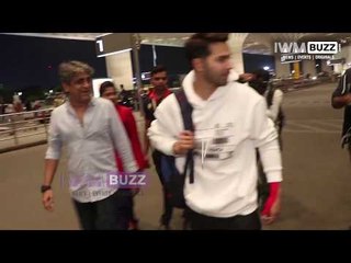 Kabir Khan and Varun Dhawan spotted at the airport