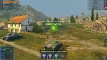World of Tanks Blitz #2 Road to Tier X USA Tanks - 3 vs 1 im dead