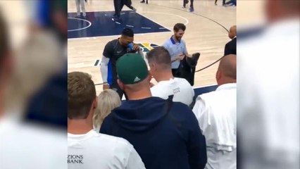 لقطة: كرة سلة: مقطع فيديو من عام 2018 يظهر نداءات عنصريّة لويستبروك من مشجّعي يوتاه جاز