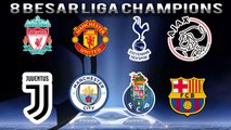 Daftar Tim yang Lolos ke Babak 8 Besar Liga Champions, Wakil Inggris Mendominasi