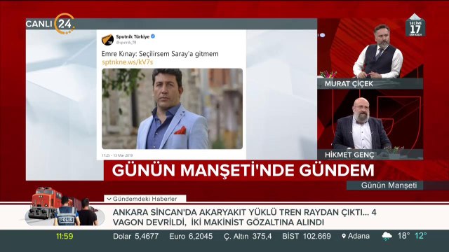 Emre Kınay havaya girdi
