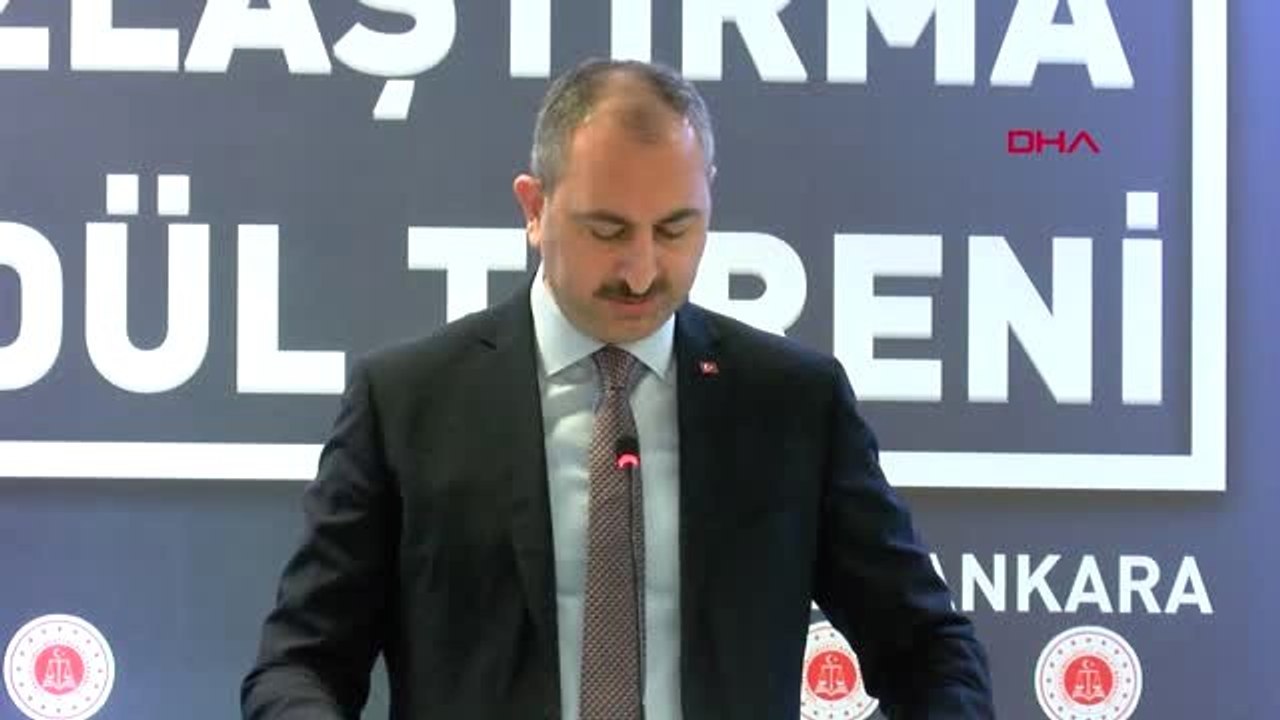 Adalet Bakanı Gül, Adalet Bakanlığı Ceza İşleri Genel Müdürlüğü Tarafından Düzenlenen Çalıştayda...