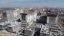 Başakşehir Şehir Hastanesi İnşaatı Hızla Yükseliyor - Havadan Görüntüler - İstanbul