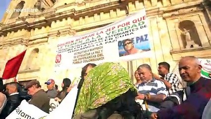 Colombians protest President Ivan Duque's latest attempt to sink war crimes tribunal
