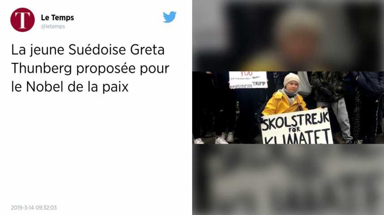 Climat. La jeune Suédoise, Greta Thunberg, va-t-elle recevoir le prix Nobel de la paix 2019 ?