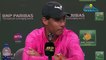 ATP - Indian Wells 2019 - Quand Rafael Nadal se fait mal en pleine conférence de presse !