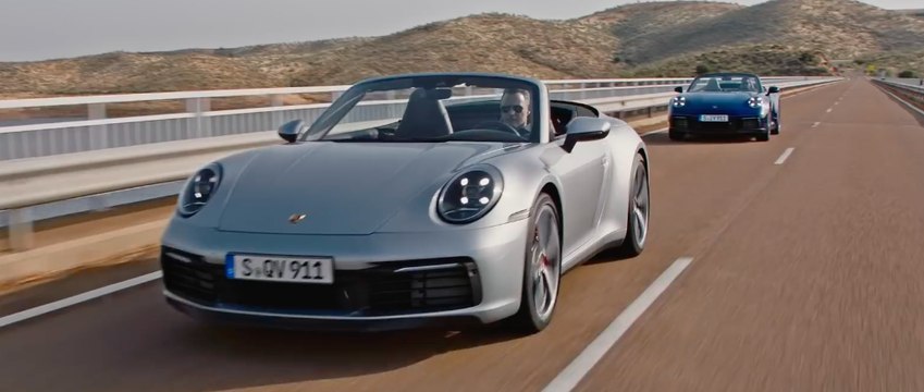 VÍDEO: Disfruta del Porsche 911 Cabriolet 2019 en movimiento