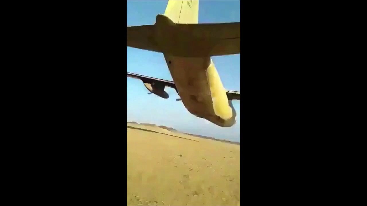 Passage (très) bas d'un C-130 saoudien