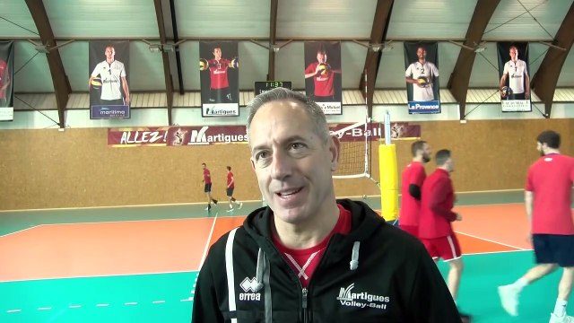 Christophe Charroux coach Martigues Volley