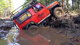 RC Cars MUD OFF Road — Land Rover Defender 90 and Hummer H1 #1— RC Extreme Pictures