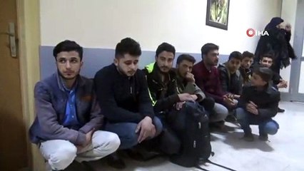 Hatay’da 13 kaçak göçmen yakalandı
