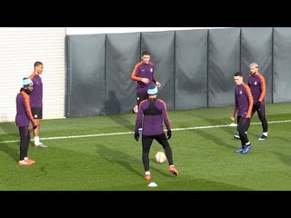 Manchester City Train Ahead Of Schalke Champions League Clash