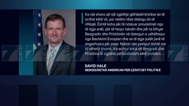 SHBA I BEN APEL KOSOVES DHE SERBISE TE RINISIN DIALOGUN - News, Lajme - Kanali 7