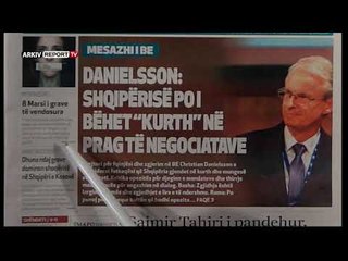 Report TV - Emisioni Shtypi i Ditës dhe Ju, gazetat dhe telefonatat 8 Mars 2019