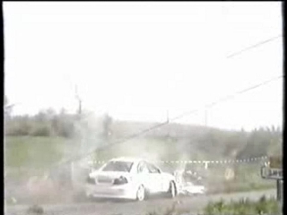 Rally sortie de route