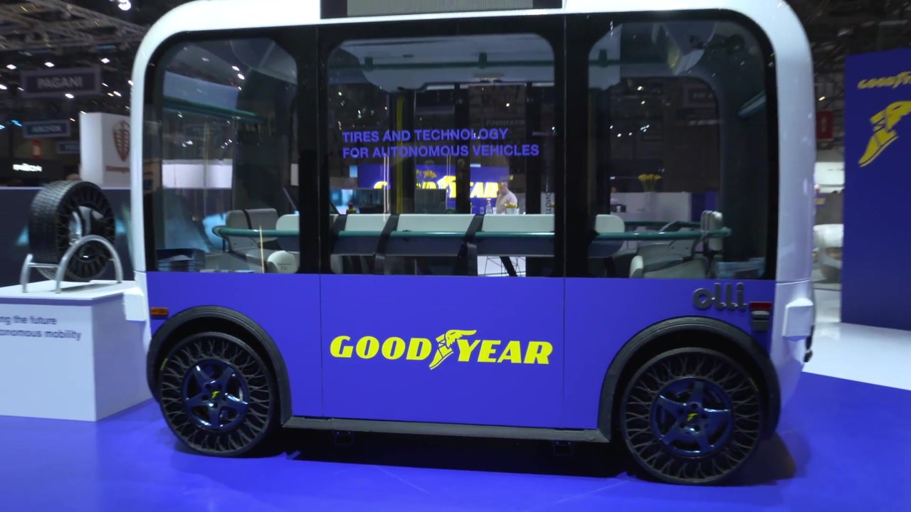 This is Olli - the autonomous transport vehicle for 8 passengers