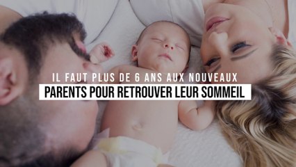 Il faut plus de 6 ans aux nouveaux parents pour retrouver leur sommeil