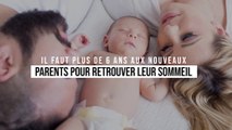 Il faut plus de 6 ans aux nouveaux parents pour retrouver leur sommeil
