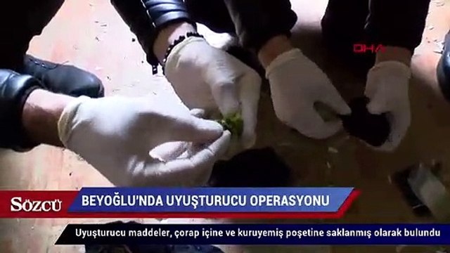 Beyoğlu’nda nefes kesen operasyon!