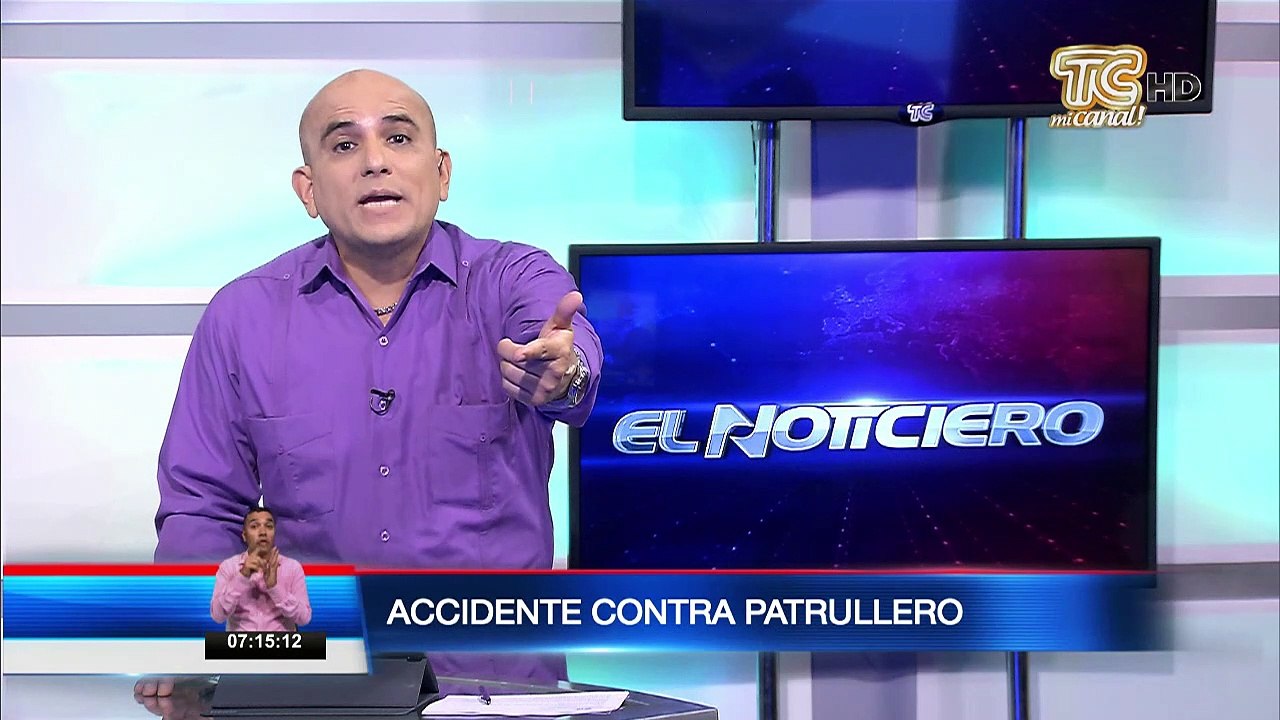 Conductor en aparente estado etílico chocó contra un patrullero