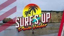 Surf's Up Down Under | Pierre Gasly gets treated to a Mick Fanning surf lesson