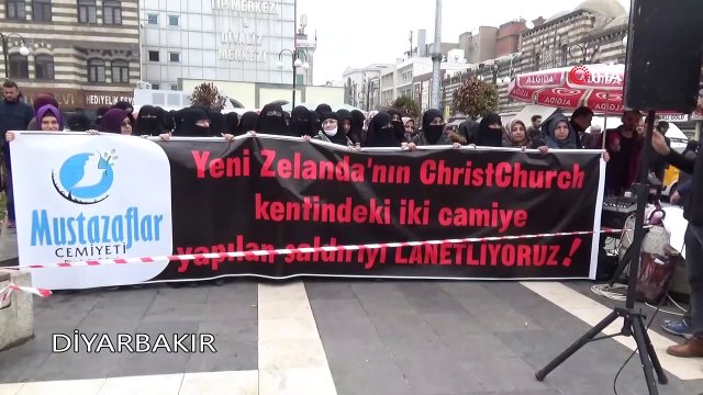 Yeni Zelanda'da ki terör saldırısı yurt genelinde protesto edildi