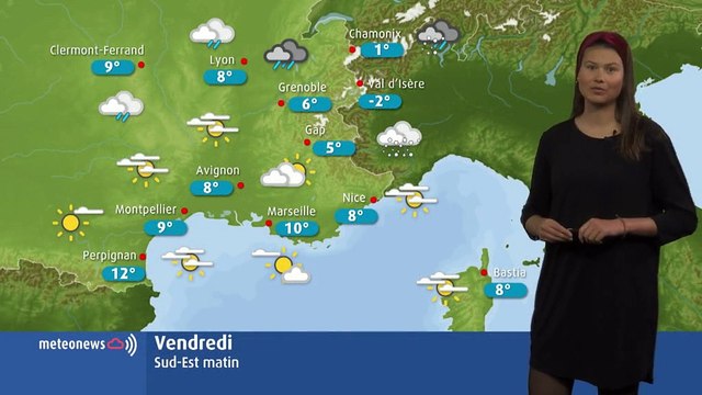 Votre météo du vendredi 15 mars : temps pluvieux et maussade