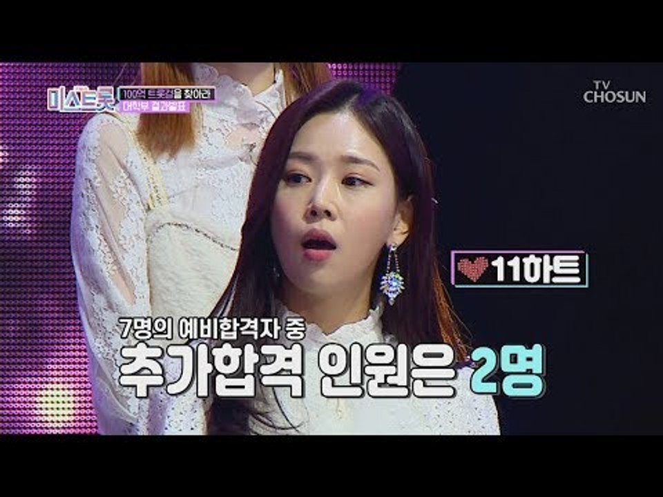 무지개급 대학부! 만만치 않은 추가 합격자 선정! [내일은 미스트롯] 1회 20190228