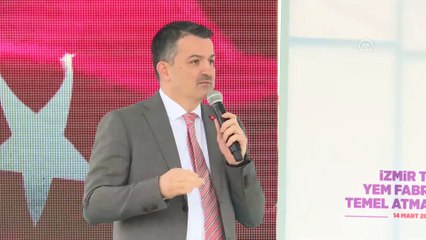 Yem fabrikasının temeli atıldı - Pakdemirli - İZMİR