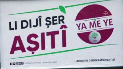 HDP'nin 'terör propagandası' içeren seçim afişleri toplatıldı - ŞANLIURFA