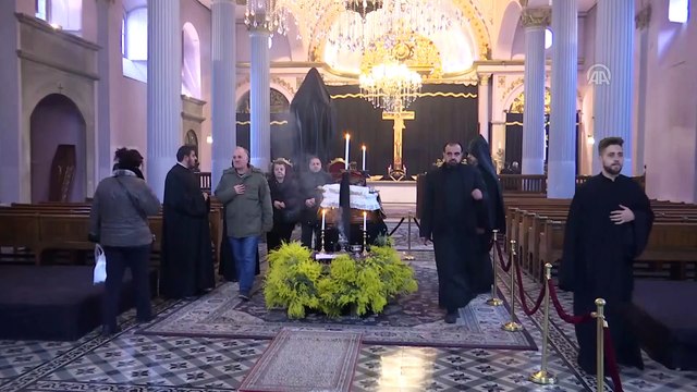 Patrik Mutafyan'ın naaşı saygı duruşu için katafalka konuldu - İSTANBUL