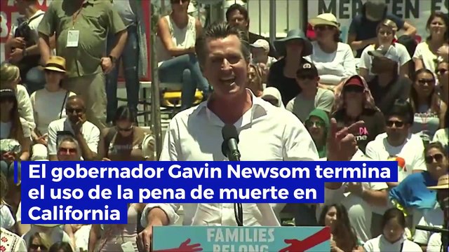 El gobernador Gavin Newsom termina el uso de la pena de muerte en California