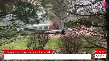 Əlcəzairdə təyyarə qəzası baş verib