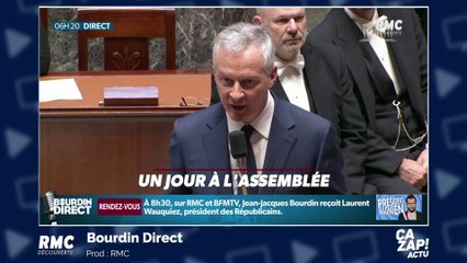 La blague de Bruno Le Maire à l'Assemblée nationale