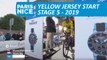 Départ Maillot Jaune / Yellow Jersey start - Étape 5 / Stage 5 - Paris-Nice 2019