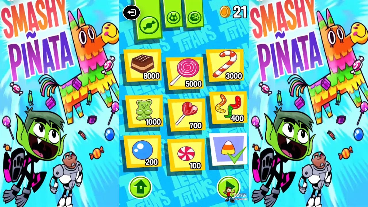 Video Teen Titans Go! Smashy Pinata (Cartoon Network Arcade)﻿