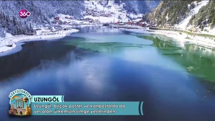 Gökyüzünden, Uzungöl'ü geziyor