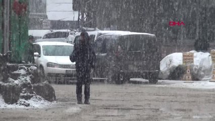 Hakkari'de Kar Yağışı Etkili Oldu