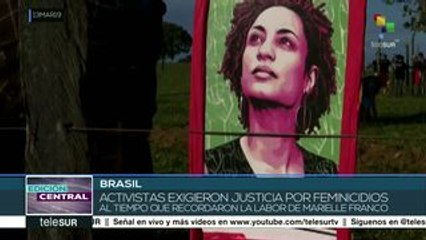 Gran ocupación de mujeres contra violencia de género en Brasil