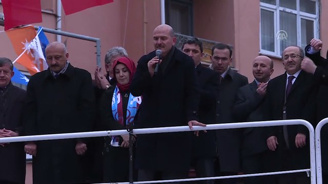 Soylu: ''(Akşener) Çiller'e Bahçeli'ye ihanet etti, bugün de milletimize ihanet ediyor'' - TRABZON