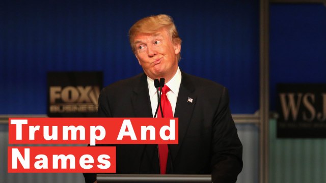 Trump Keeps Getting Names Wrong