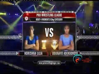 Pro Wrestling League 2015_ Liliya Horishna Vs Odunayo -21st Dec _ Dilli Veer – M