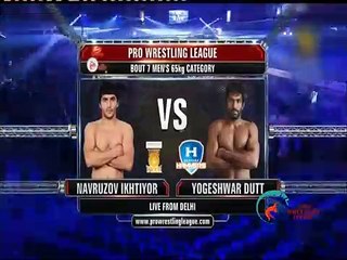 Pro Wrestling League 2015_ Navruzov Vs Yogeshwar Dutt-12th Dec _ Dilli Veer Vs H